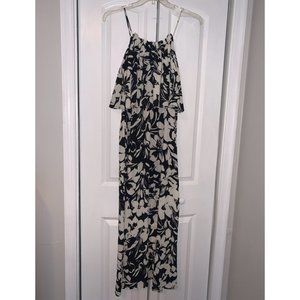 Floral print maxi dress